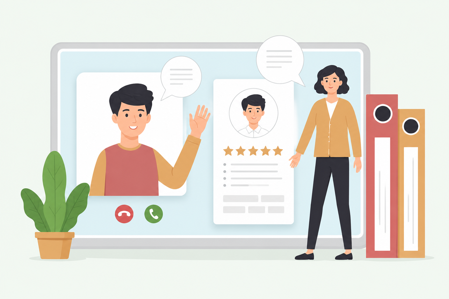 Client guide illustration